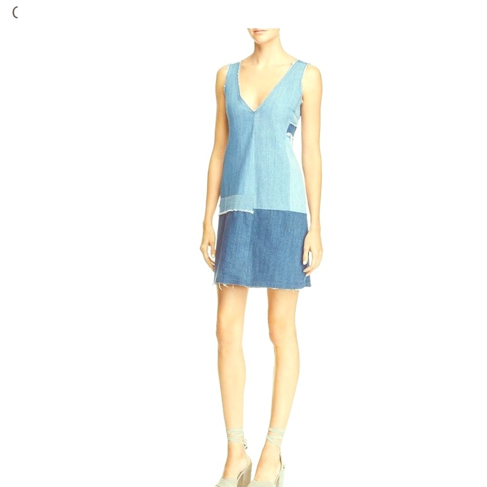 PAIGE NWT Marilyn Denim Patch